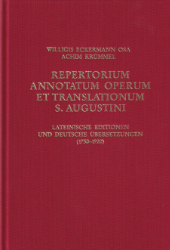 Buchcover Repertorium annotatum operum et translationum S. Augustini