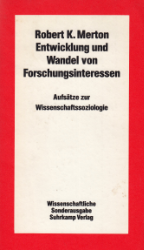 Buchcover Entwicklung und Wandel von Forschungsinteressen
