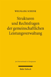 Buchcover Strukturen und Rechtsfragen der gemeinschaftlichen Leistungsverwaltung