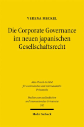 Buchcover Die Corporate Governance im neuen japanischen Gesellschaftsrecht