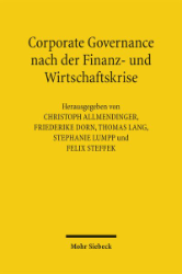 Buchcover Corporate Governance nach der Finanz- und Wirtschaftskrise