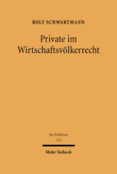 Buchcover Private im Wirtschaftsvölkerrecht