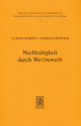 Buchcover Nachhaltigkeit durch Wettbewerb