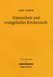 Buchcover Datenschutz und evangelisches Kirchenrecht