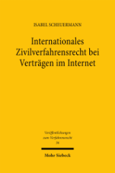 Buchcover Internationales Zivilverfahrensrecht bei Verträgen im Internet