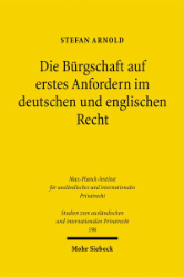 Buchcover Die Bürgschaft auf erstes Anfordern im deutschen und englischen Recht