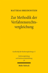 Buchcover Zur Methodik der Verfahrensrechtsvergleichung