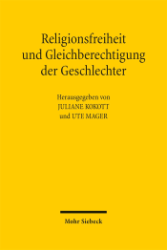 Buchcover Religionsfreiheit und Gleichberechtigung der Geschlechter