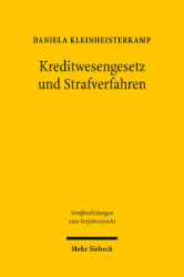 Buchcover Kreditwesengesetz und Strafverfahren