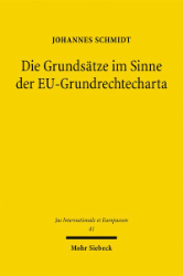 Buchcover Die Grundsätze im Sinne der EU-Grundrechtecharta