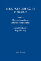 Buchcover Unternehmerische Entscheidungsfreiheit vs. sozialpolitische Regulierung