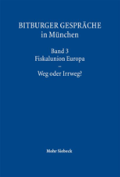 Buchcover Fiskalunion Europa - Weg oder Irrweg?