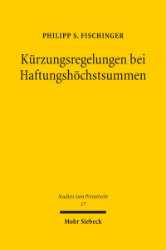Buchcover Kürzungsregelungen bei Haftungshöchstsummen