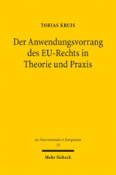 Buchcover Der Anwendungsvorrang des EU-Rechts in Theorie und Praxis