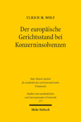 Buchcover Der europäische Gerichtsstand bei Konzerninsolvenzen