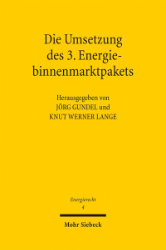 Buchcover Die Umsetzung des 3. Energiebinnenmarktpakets