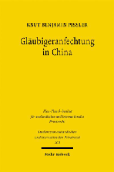 Buchcover Gläubigeranfechtung in China