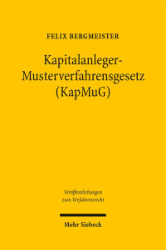 Buchcover Kapitalanleger-Musterverfahrensgesetz (KapMuG)