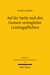 Buchcover Auf der Suche nach den Grenzen vertraglicher Leistungspflichten