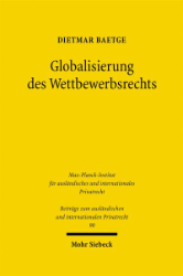 Buchcover Globalisierung des Wettbewerbsrechts