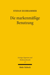 Buchcover Die markenmäßige Benutzung