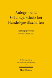 Buchcover Anleger- und Gläubigerschutz bei Handelsgesellschaften
