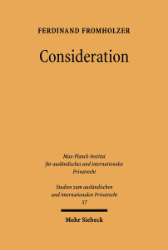 Buchcover Consideration