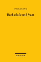 Buchcover Hochschule und Staat
