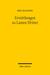 Buchcover Ermittlungen zu Lasten Dritter