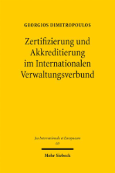 Buchcover Zertifizierung und Akkreditierung im Internationalen Verwaltungsverbund