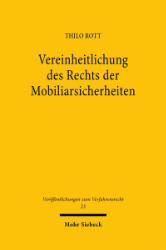 Buchcover Vereinheitlichung des Rechts der Mobiliarsicherheiten