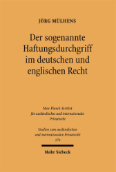 Buchcover Der sogenannte Haftungsdurchgriff im deutschen und englischen Recht