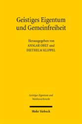 Buchcover Geistiges Eigentum und Gemeinfreiheit