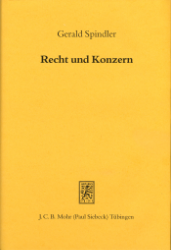 Buchcover Recht und Konzern