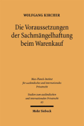 Buchcover Die Voraussetzungen der Sachmängelhaftung beim Warenkauf