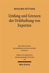 Buchcover Umfang und Grenzen der Dritthaftung von Experten