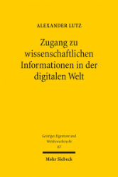 Buchcover Zugang zu wissenschaftlichen Informationen in der digitalen Welt