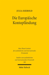 Buchcover Die Europäische Kontopfändung