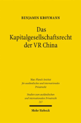 Buchcover Das Kapitalgesellschaftsrecht der VR China
