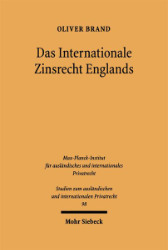 Buchcover Das Internationale Zinsrecht Englands
