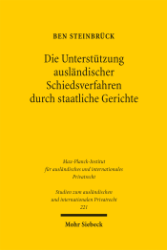 Buchcover Die Unterstützung ausländischer Schiedsverfahren durch staatliche Gerichte