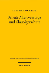 Buchcover Private Altersvorsorge und Gläubigerschutz