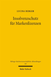 Buchcover Insolvenzschutz für Markenlizenzen