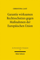 Buchcover Garantie wirksamen Rechtsschutzes gegen Maßnahmen der Europäischen Union