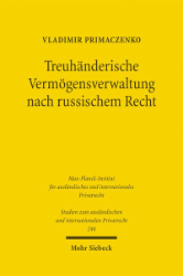 Buchcover Treuhänderische Vermögensverwaltung nach russischem Recht