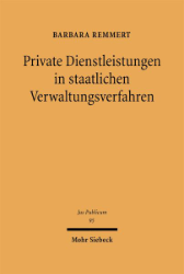 Buchcover Private Dienstleistungen in staatlichen Verwaltungsverfahren