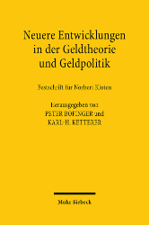 Buchcover Neuere Entwicklungen in der Geldtheorie und Geldpolitik