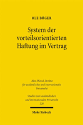 Buchcover System der vorteilsorientierten Haftung im Vertrag