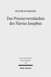 Buchcover Das Priesterverständnis des Flavius Josephus
