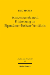 Buchcover Schadensersatz nach Fristsetzung im Eigentümer-Besitzer-Verhältnis